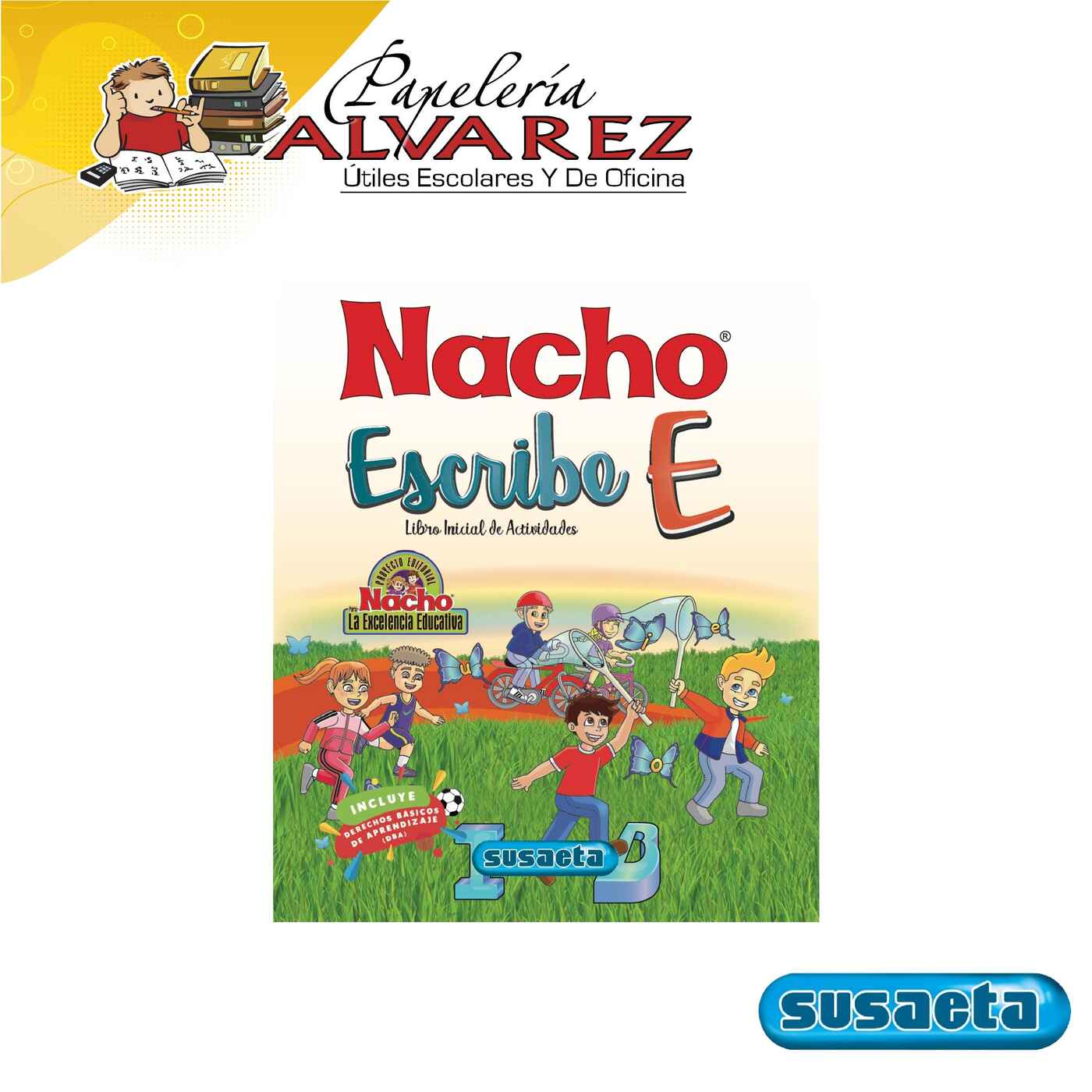 Imagen de CARTILLA NACHO ESCRIBE E