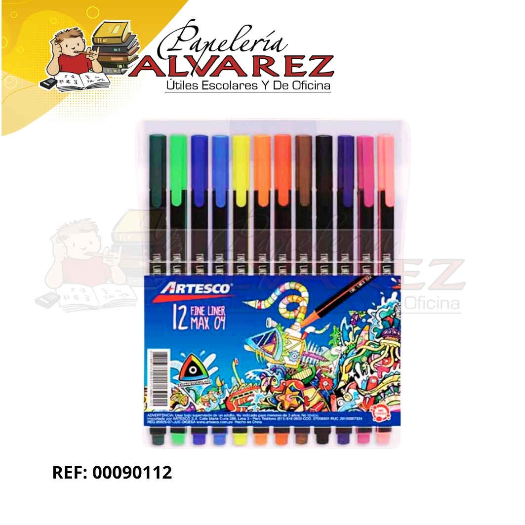 Imagen de MICROPUNTA ARTESCO FINE LINER MAX04 X 12
