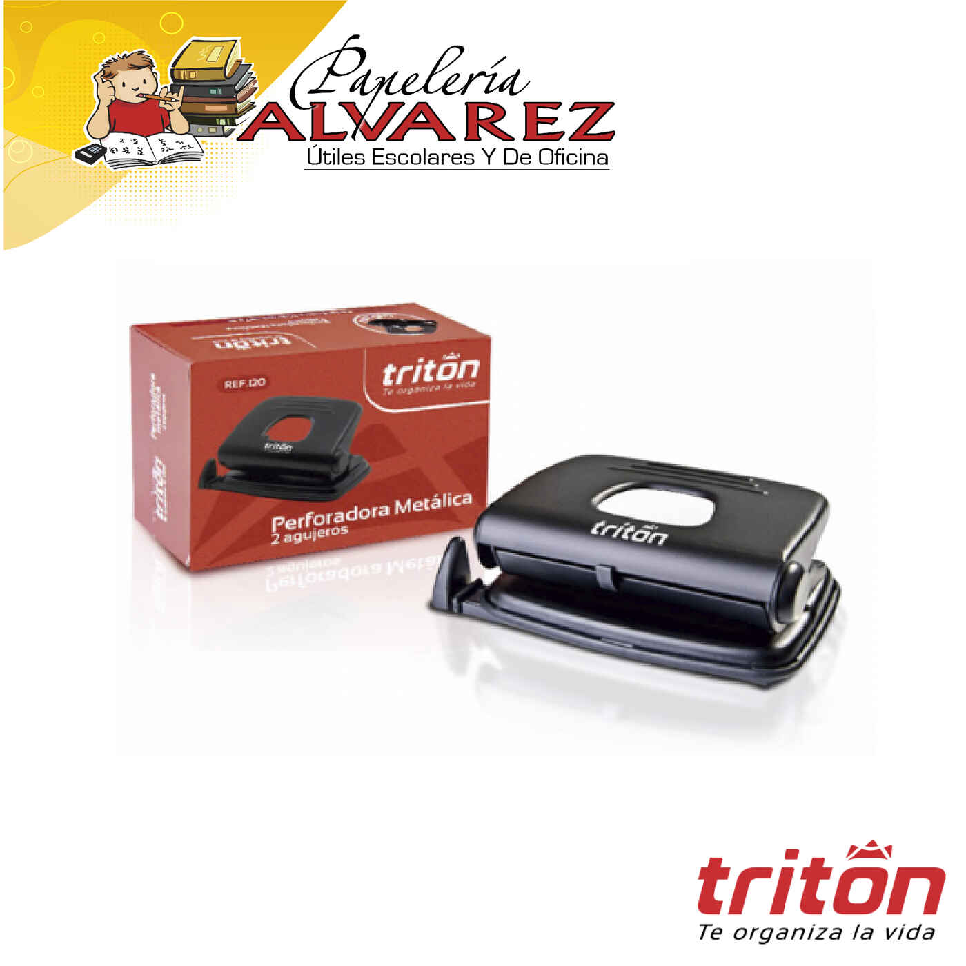 Imagen de PERFORADORA TRITON 2 HUECOS 30 HJ REF12